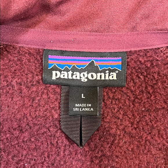 Patagonia Better Sweater Full Zip Fleece Jacket Plum Women's Large L Like New - Picture 11 of 15